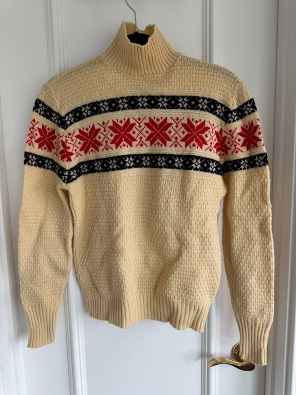 Iconic Vintage 40s/50s Glengarry Wool Fare Isle sweater - S/M